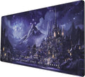 Purple Velaris Desk Mat Acotar Desk Mat Night Castle Fantasy Mouse Pad Large by Nasdalgias
