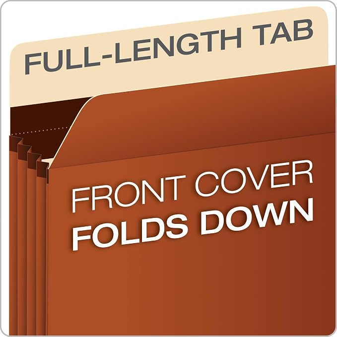 Pendaflex Expanding Accordion File Pockets, Extra Durable, Expands 5.25" - Image 4
