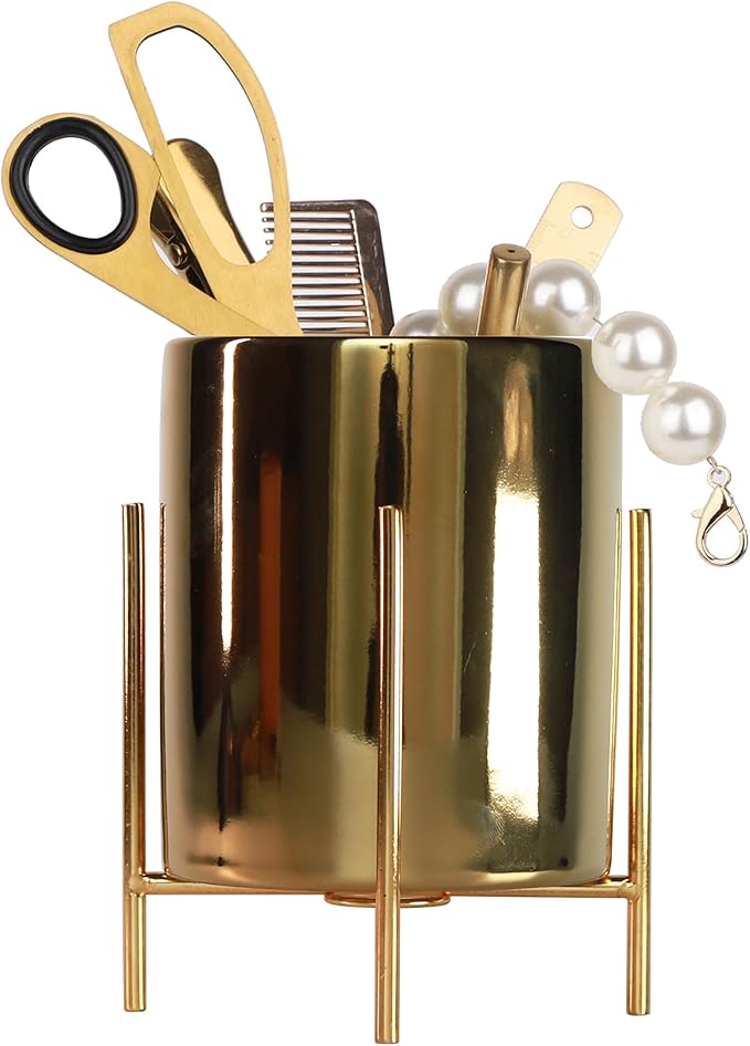 Gold Pen Holder Pen cup & Pen Holders Desk Accessores by SIEBOLD