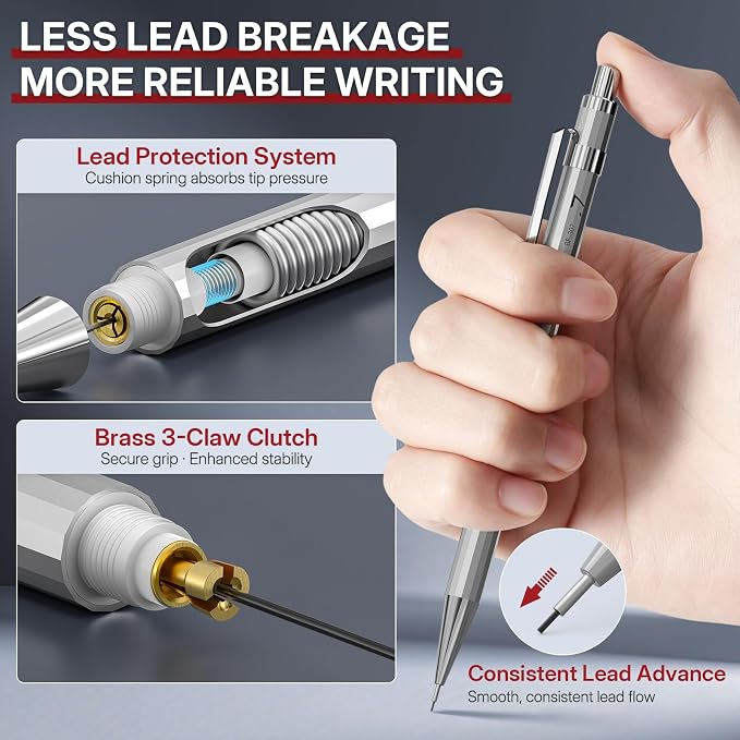 WUO 0.7mm Mechanical Pencil Set - Image 4