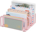 Mail Organizer Countertop, Metal File Holder by GDINDINFAN