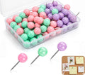 100 Pcs Macaron Decorative Push Pins by Unknown