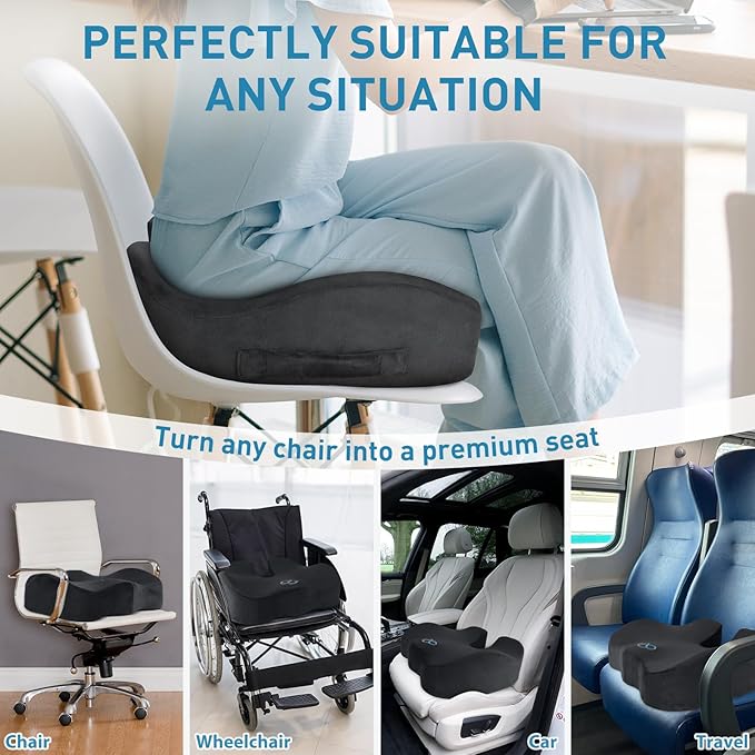 BlissTrends Seat Cushion, Thick Memory Foam Cushions - Image 6