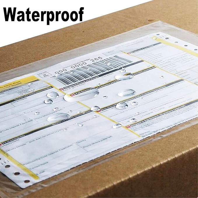 100 Pcs-4.5x5.5In Shipping Envelopes, Packing List Mailing Envelopes Clear - Image 4