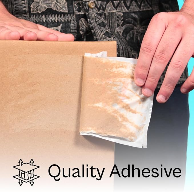 PSBM 1000 PCS 4.5 x 5.5 Inch Orange Panel Face Packing List Enclosed Envelopes - Image 3