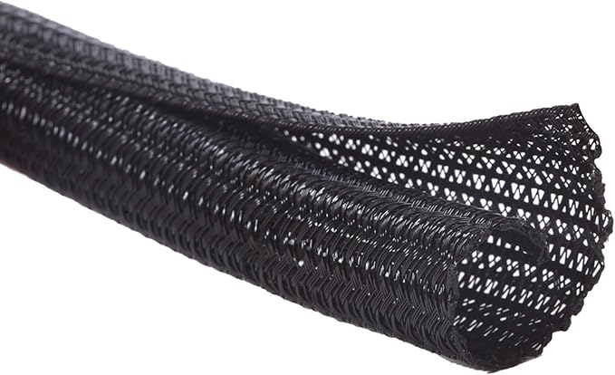 Alex Tech 10ft - 1/2 inch Cord Protector Wire Loom Tubing Cable Sleeve Split by AlexTech