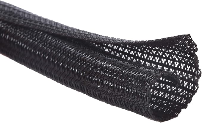Alex Tech 25ft - 1/4 inch Cord Protector Wire Loom Tubing Cable Sleeve Split by AlexTech