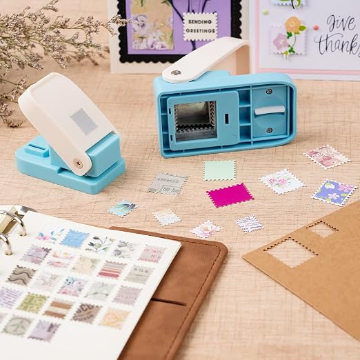 BAOFALI 2Pcs/Set Stamp Punch, 0.6 x 0.5 inch, 1 x 0.8 Inch, Rectangular Stamps - Image 6