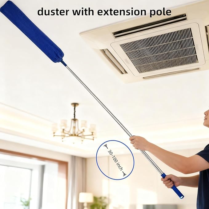 Retractable Gap Dust Cleaner Under Appliance Cleaning Tool, Flat Duster - Image 6