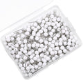 WILLBOND 500 Pack Map Push Pins Map Tacks Small Round Head Push Pins Thumb Tacks by Willbond+Technology+Limited