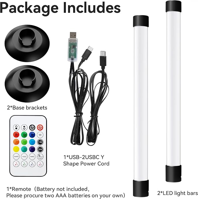 Ledagic Led Light Bar with Music Sync, Color Changing TV Backlight App & Remote - Image 7