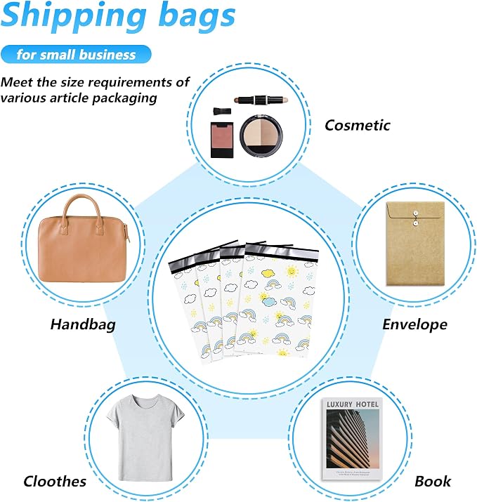 Poly Mailer 10x13 Inch 25 Pcs, Waterproof and Tear-Resistant Shipping Bags - Image 8