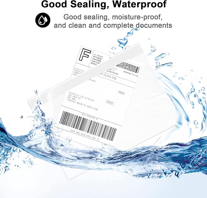 400 PCS shipping label sleeves, 7.5" x 5.5" Shipping Label Envelopes - Image 5