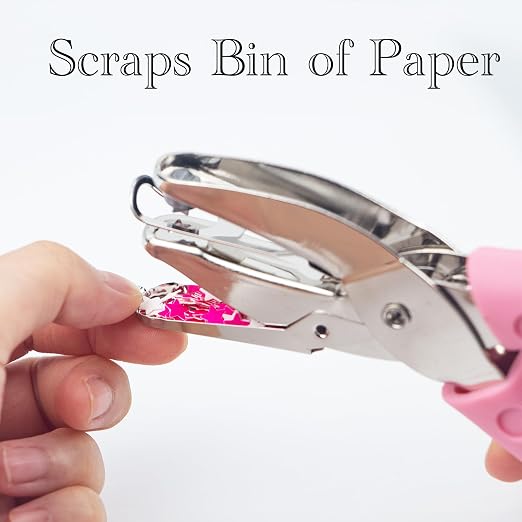 Heart Shape Hole Handhold Single Paper Punch - Image 4