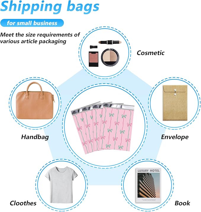 Poly Mailer 12x15.5 Inch 50 Pcs, Waterproof and Tear-Resistant Shipping Bags - Image 7