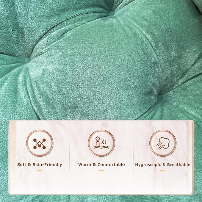 Light Pink Chair Cushion with Removable Cover - Image 6