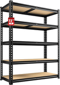 REIBII 5 Tier Garage Shelving for Pantry, Adjustable Storage Shelves | 35.5" W by REIBII