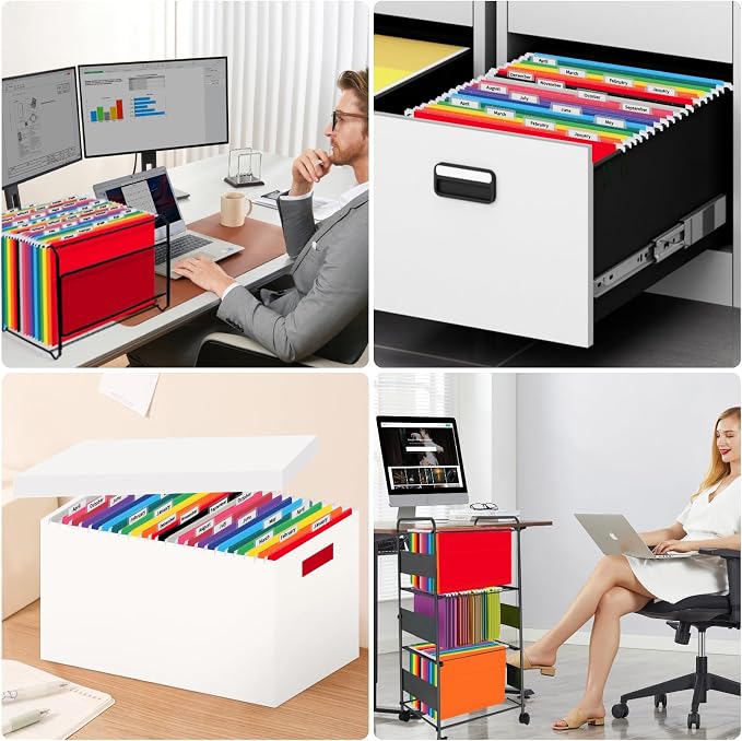 24 Pack Hanging File Folders, Letter Size - Image 7