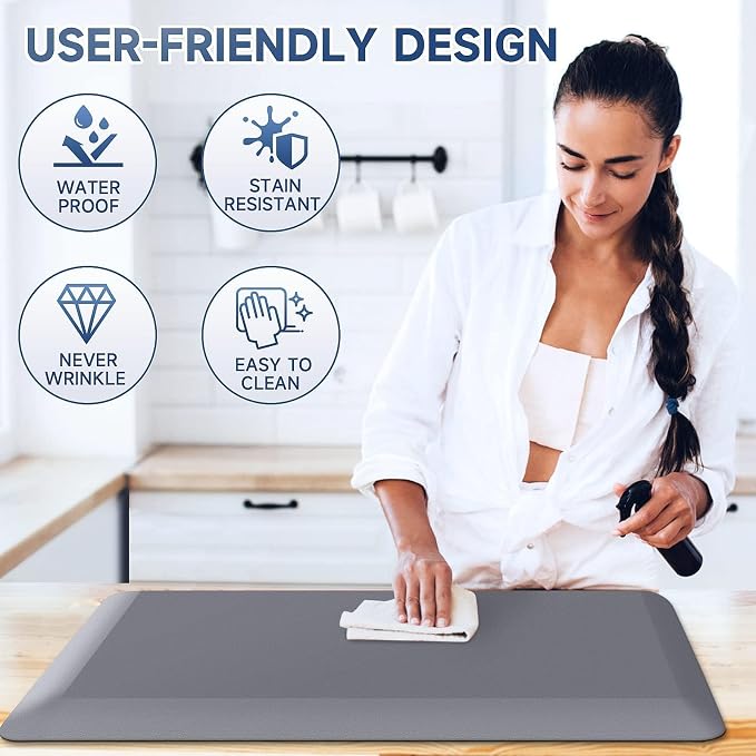 StepRite 4/5 Inch Thick Kitchen Mat Anti Fatigue Mat Kitchen Rugs Kitchen Decor - Image 5