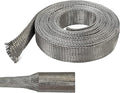 Electriduct 3/8" Tinned Copper Metal Braid Sleeving Flexible EMI RFI Shielding by Electriduct
