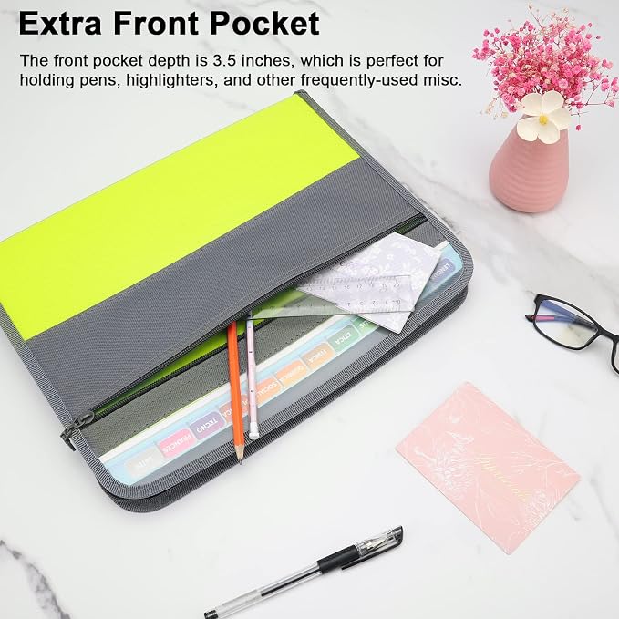 NAFY Expanding File Folders, A4 Letter Size Portable Accordion Expanding File - Image 4