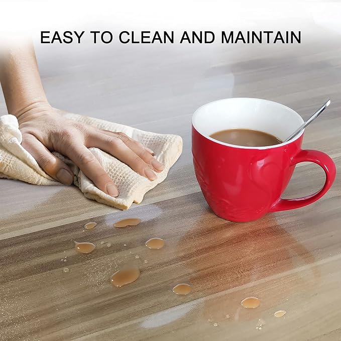 Office Chair Mat for Hardwood Floor, Anti-Slip Plastic Under Desk Computer Mats - Image 4