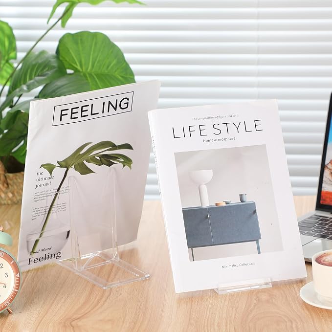 36 Pack 5.91 inch Acrylic Book Stand - Image 3