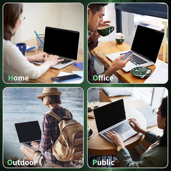Laptop Privacy Screen 17 Inch, Laptop Screen Privacy Shield 16:10 Aspect Ratio - Image 7