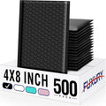 Fuxury Bubble Mailers 4x8 Inch 500 Pack Padded Envelopes Usable Size 4x7" Thick by Fuxury