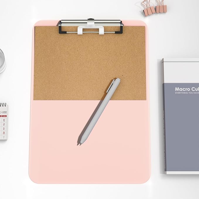Hongri Plastic Clipboard with Pen Holder, Nurses and Women, Low Profile Clip - Image 8
