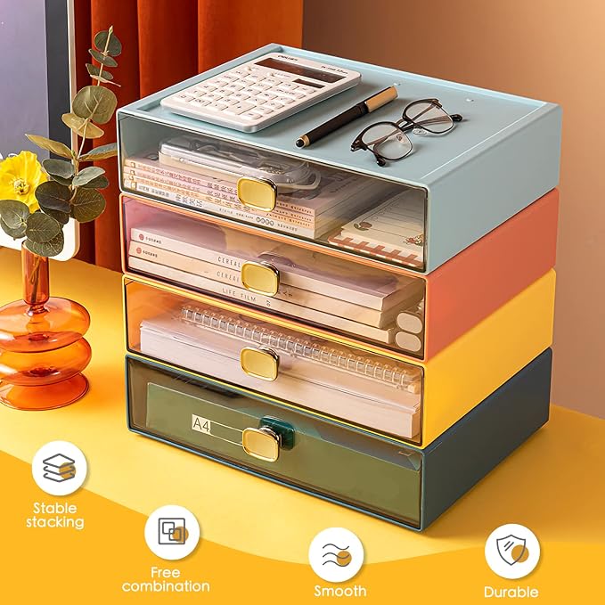 2PACK Stackable Storage Drawers - Image 7