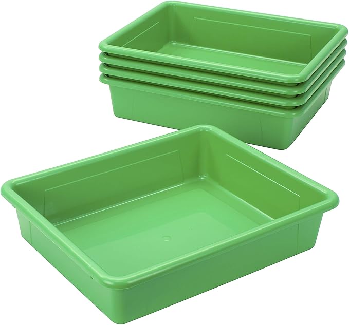 Storex Letter Size Flat Storage Tray – Organizer Bin - Image 5