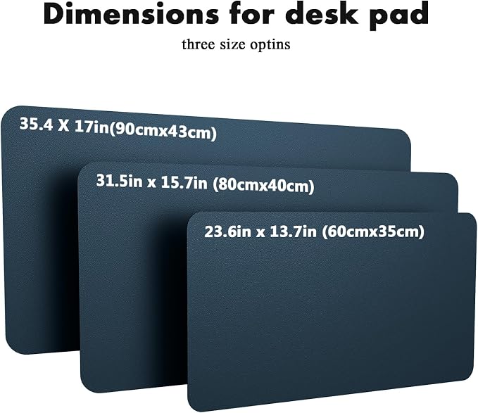 YSAGi Double-Sided Desk Pad, 31.5"x15.7"Leather Desk Mat, Eco Cork Desk Pad - Image 8