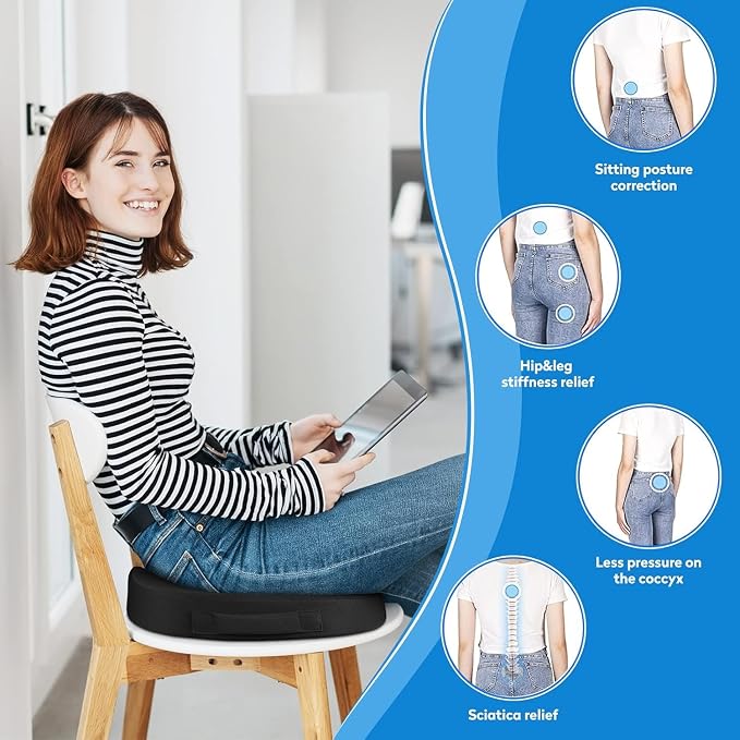 XXLSeat Cushion Office Car Seat Cushion, Memory Foam Cushion - Image 8