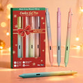WRITECH Fine Point Gel Pens: 0.5mm 4ct Retractable Click Pen Black Ink Gradient by WRITECH