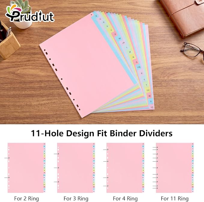 21-Tab A-Z Alphabet Binder Dividers - Image 5