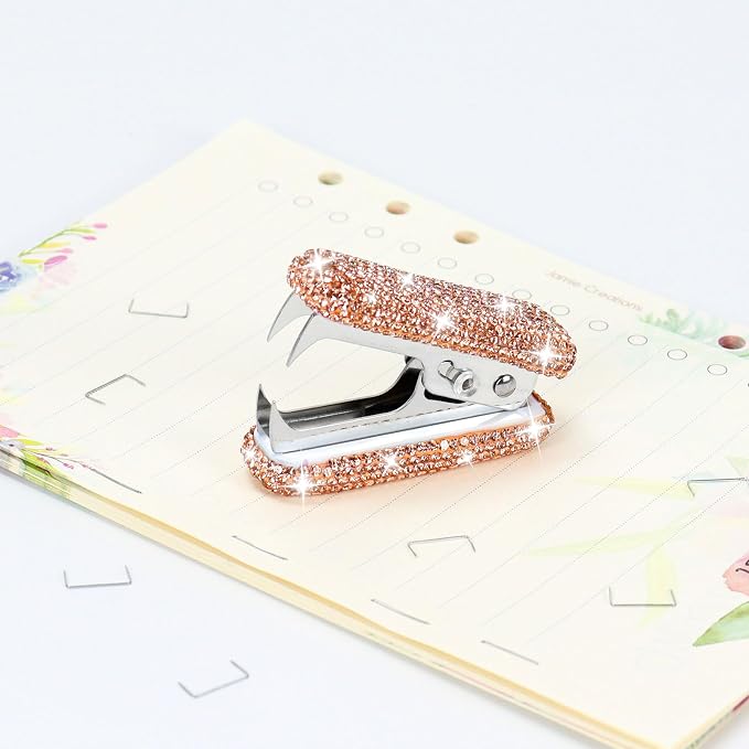 MultiBey Acrylic Staples Remover, Handmade Rhinestone Crystal Staple Removal - Image 2