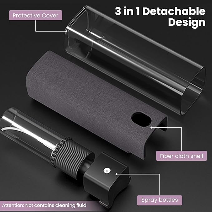 2 Pcs Screen Cleaner Kit, 3-in-1 Touchscreen Mist Cleaner Spray Bottle Tool & - Image 8