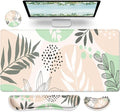 Gimars 4 in 1 Mouse Pad and Keyboard Wrist Rest Set, Large Mouse Pad by Gimars
