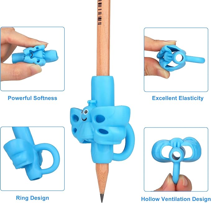 KOABBIT - Pencil Grippers for Kids Handwriting, Pencil Grip for Toddlers 2-4 - Image 4