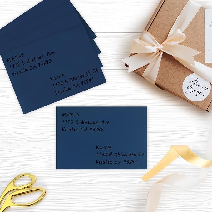 100 Pack A7 Envelopes, 5.24 x 7.24 in Envelopes - Image 7