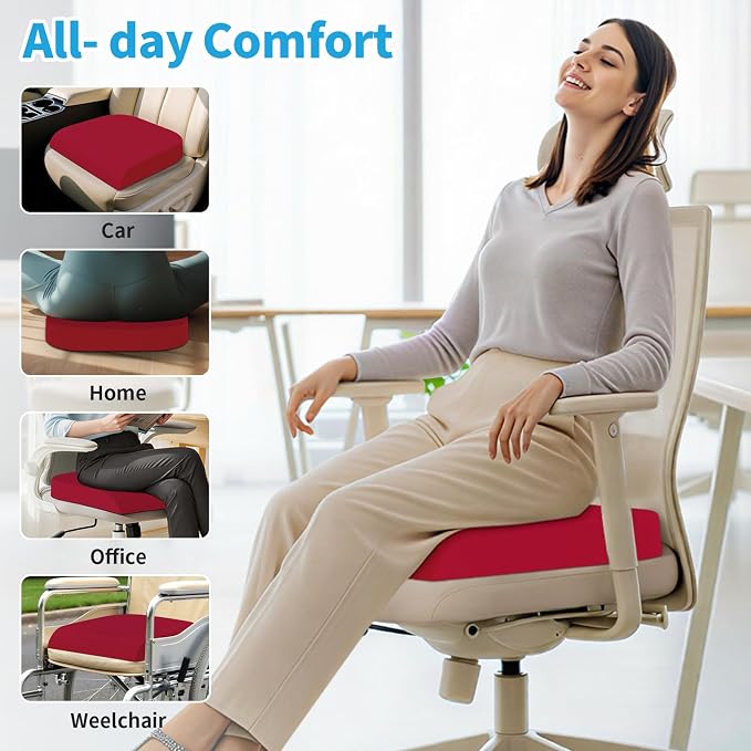 TranquilRelax XLarge Seat Cushion, Memory Foam Cushion - Image 4