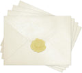 50 PCS 4x6 Pearl Ivory Envelopes by YINUOYOUJIA