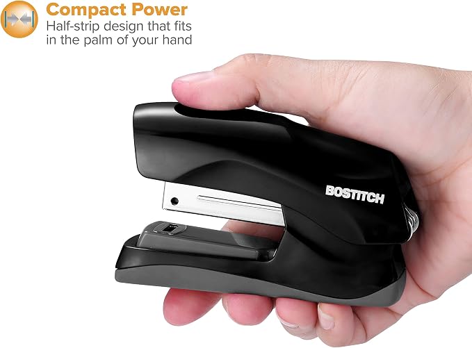 Bostitch Office Heavy Duty Stapler, 40 Sheet Capacity, No Jam, Half Strip - Image 4