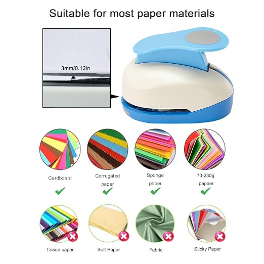 1/2 Inch Circle Punch 12mm Circular Cutter Tool Circle Hole Punch Handmade - Image 5