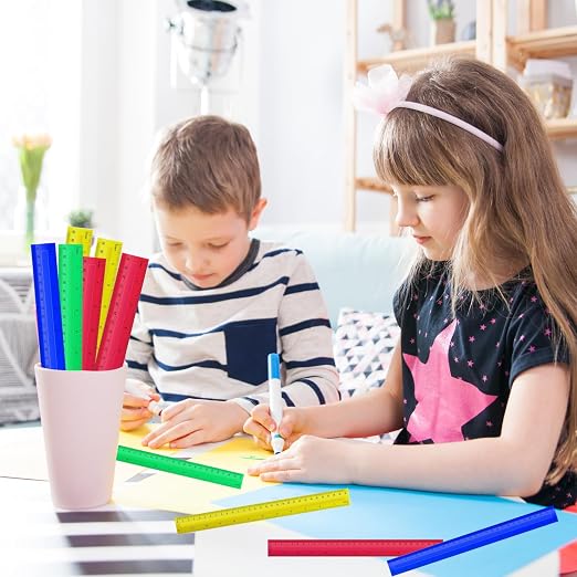 300 Pcs 12 Inch Rulers Bulk Plastic Kid Ruler - Image 5