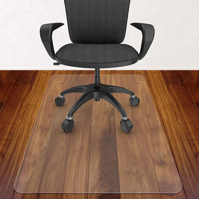 Azadx Large Chair Mat for Hardwood Floor 46 x 53'' Office Chair Mat for Hard by Azadx