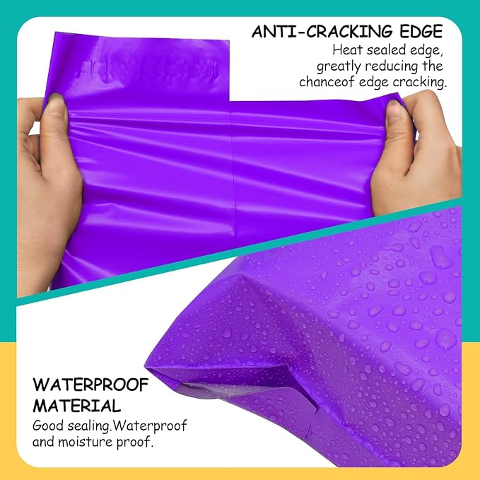Poly Mailers 10x13 inch 200 Pcs, Waterproof and Tear-resistant Shipping Bags - Image 4