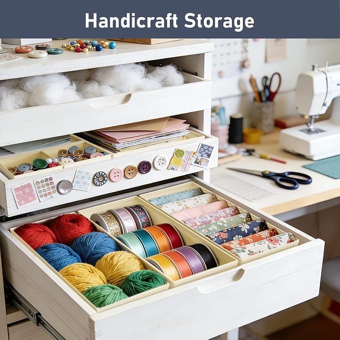 DIMJ Drawer Organizer Clothes, 12 Pack Dresser Organizer, Foldable Closet - Image 7