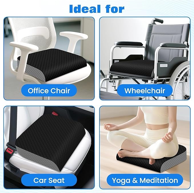 Seat Cushion, Memory Foam Chair Pad - Image 5
